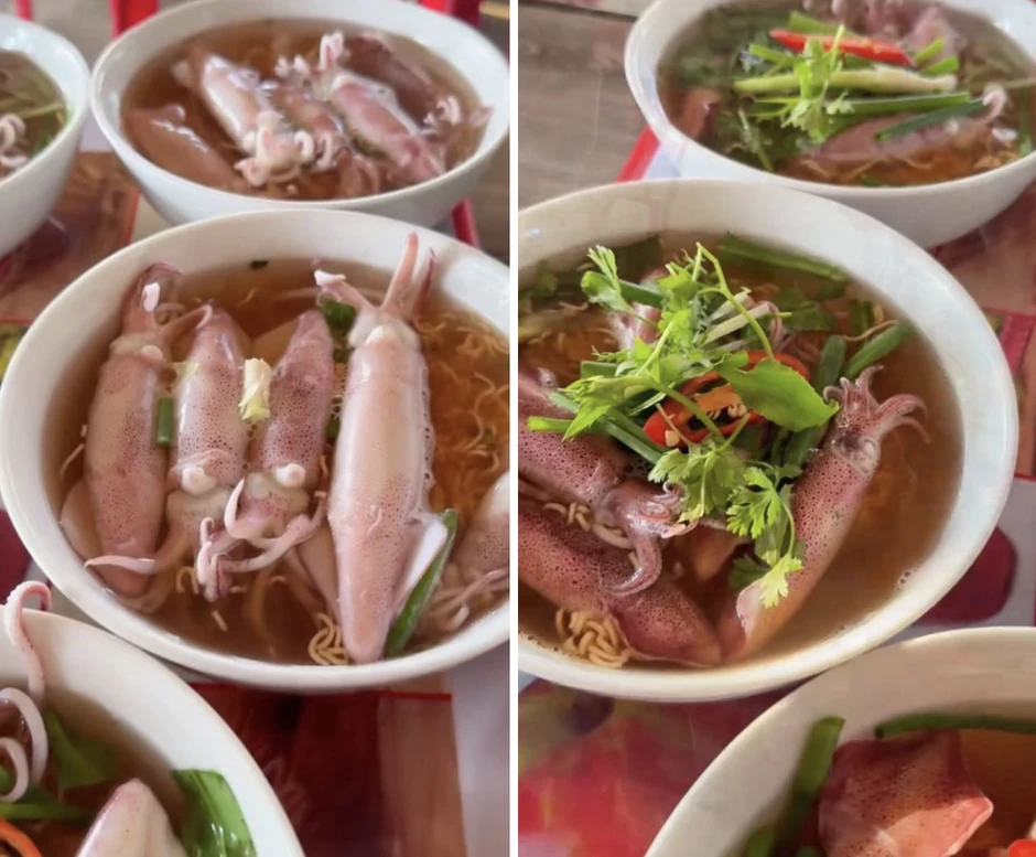 Việt Nam có làng chài bán loại mực chết là mất giá, nửa triệu đồng một kg mà người dân vẫn vô tư ăn với mì tôm