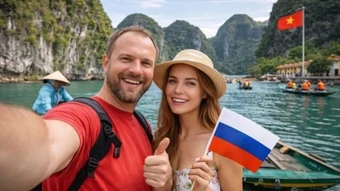 Việt Nam lọt top 5 quốc gia được du khách Nga yêu thích nhất