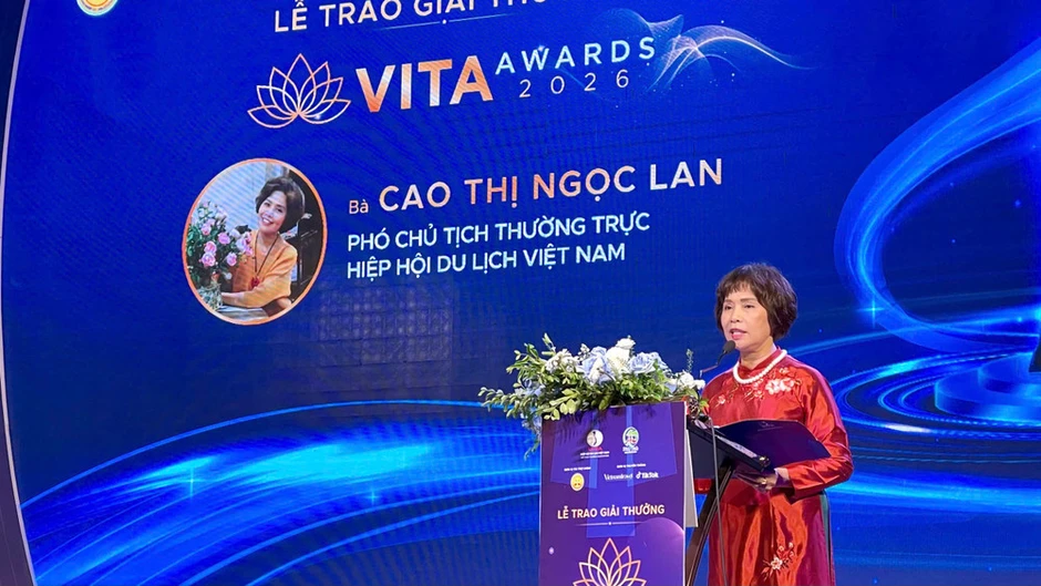 VITA Awards 2026 trao 106 giải thưởng cho các địa phương, tổ chức, doanh nghiệp du lịch tiêu biểu VITA Awards 2026 trao 106 giải thưởng cho các địa phương, tổ chức, doanh nghiệp du lịch tiêu biểu