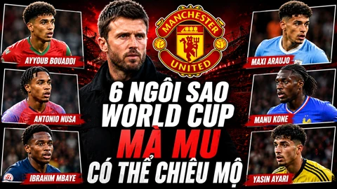 6 ngôi sao World Cup 2026 mà MU nên có để giúp Carrick bứt phá 6 ngôi sao World Cup 2026 mà MU nên có để giúp Carrick bứt phá