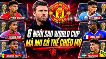 6 ngôi sao World Cup 2026 mà MU nên có để giúp Carrick bứt phá