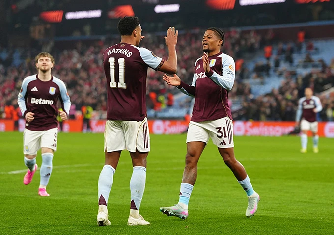 Europa League: Aston Villa, Nottingham, Porto, Betis vào tứ kết Europa League: Aston Villa, Nottingham, Porto, Betis vào tứ kết