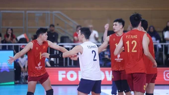 Tuyển bóng chuyền nam Việt Nam vô địch chặng hai SEA V.Cup 2026