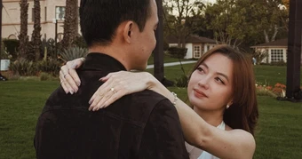 "Bé" Xuân Nghi được bạn trai kỹ sư cầu hôn trong chuyến du lịch Mỹ