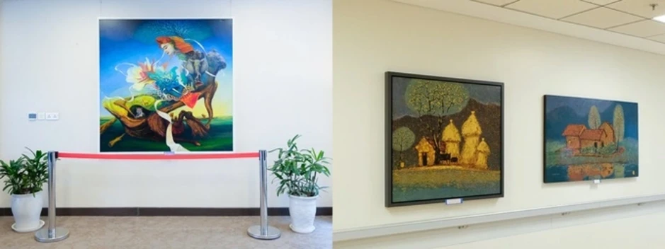 10 họa sĩ trưng bày tranh 'chữa lành' ở bệnh viện 10 họa sĩ trưng bày tranh 'chữa lành' ở bệnh viện