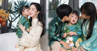 3 nhóc tỳ nhà Hoa hậu Đặng Thu Thảo sinh ra đã ngậm thìa vàng, visual đẹp như thiên thần