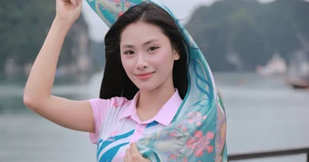 53 cô gái Hoa hậu Việt Nam giữa non nước vịnh Lan Hạ