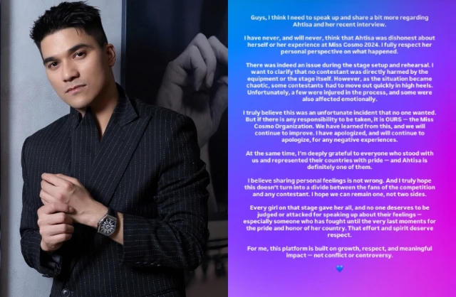 Á hậu Philippines "khóc kể" bị di chứng nghiêm trọng vì sự cố sập sân khấu Miss Cosmo, CEO Bảo Hoàng phản hồi ngay! Á hậu Philippines "khóc kể" bị di chứng nghiêm trọng vì sự cố sập sân khấu Miss Cosmo, CEO Bảo Hoàng phản hồi ngay!