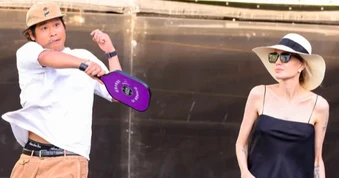 Angelina Jolie và con nuôi gốc Việt thi đấu pickleball, thu hút sự chú ý