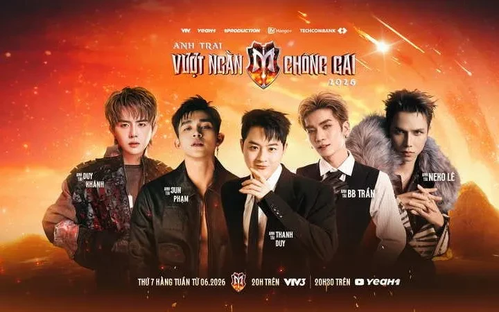 Anh trai vượt ngàn chông gai 2026 chính thức "chốt sổ" với 5 Anh tài mùa đầu tiên Anh trai vượt ngàn chông gai 2026 chính thức "chốt sổ" với 5 Anh tài mùa đầu tiên
