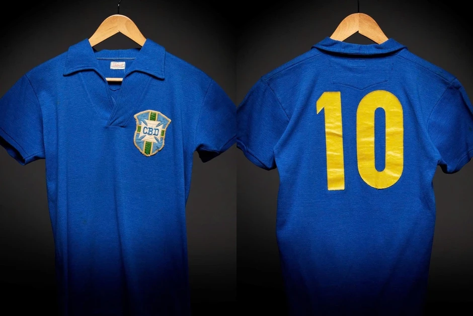 Áo World Cup 1958 của Pele dự kiến giá hơn sáu triệu USD - Báo TinVina Áo World Cup 1958 của Pele dự kiến giá hơn sáu triệu USD - Báo TinVina
