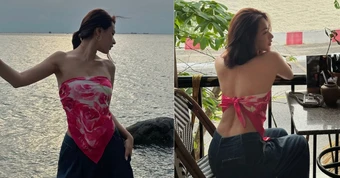 Baifern Việt Nam khoe bóng lưng cực nuột, body sexy trái dấu với nhan sắc "thần tiên tỷ tỷ"