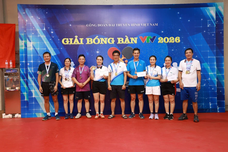 Bế mạc và trao giải Giải Bóng bàn VTV 2026 Bế mạc và trao giải Giải Bóng bàn VTV 2026