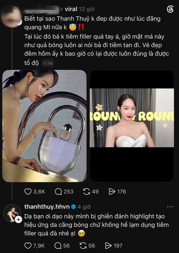 Bị nói lạm dụng thẩm mỹ, không còn đẹp tự nhiên, Thanh Thuỷ lên tiếng