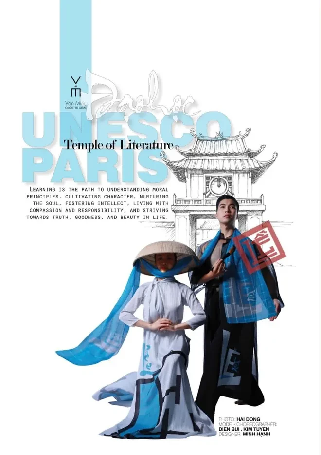 BTS áo dài "Đạo học": Văn hoá truyền thống Việt Nam làm ngôn ngữ di sản tại Unesco BTS áo dài "Đạo học": Văn hoá truyền thống Việt Nam làm ngôn ngữ di sản tại Unesco