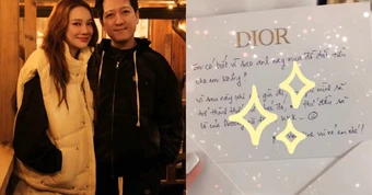 Bức thư Trường Giang viết trên giấy Dior gửi vợ: Suy tính tương lai sau những món quà trăm triệu