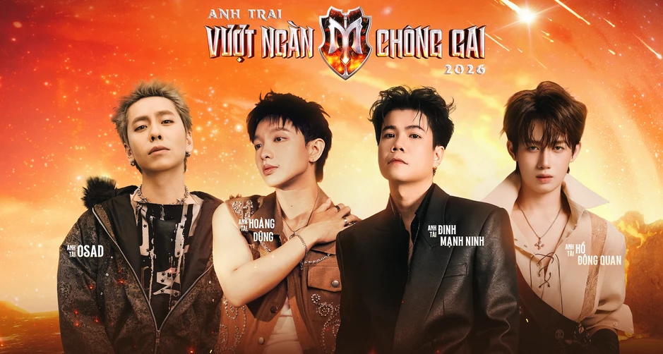 Ca sĩ, rapper trăm triệu view tranh tài ở 'Anh trai vượt ngàn chông gai'