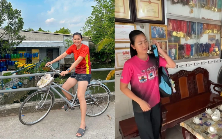 Căn nhà ở quê của Ánh Viên Căn nhà ở quê của Ánh Viên