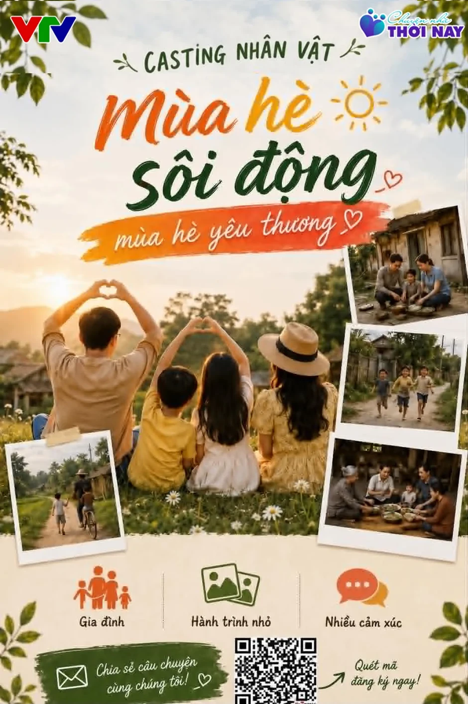 Casting nhân vật tham gia chương trình 'Chuyện nhà thời nay' Casting nhân vật tham gia chương trình 'Chuyện nhà thời nay'