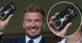 Chi tiết nhỏ trên điện thoại hé lộ tình cảm của David Beckham dành cho vợ
