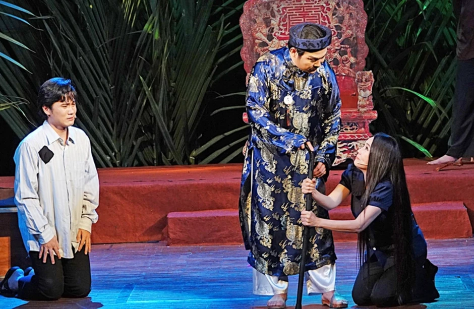 Chuông vàng vọng cổ Nguyễn Văn Khởi không nghĩ có ngày đóng cặp cùng đàn chị Thanh Ngân