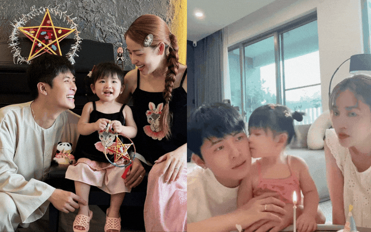 Con gái mừng sinh nhật Gin Tuấn Kiệt, dân tình xót cảnh Puka “bị ra rìa”