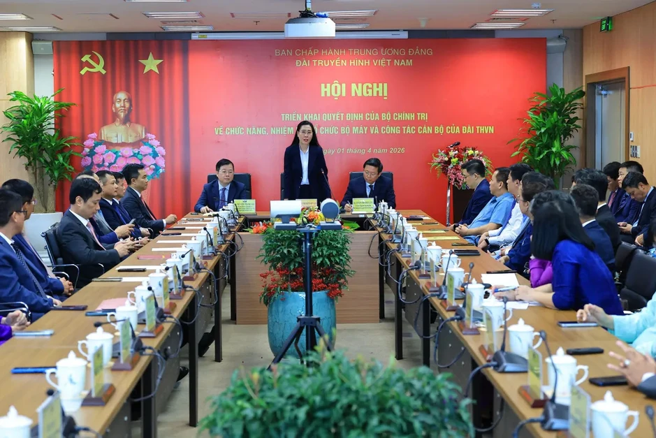 Đài THVN triển khai Quyết định của Bộ Chính trị về chức năng, nhiệm vụ, tổ chức bộ máy và công tác cán bộ Đài THVN triển khai Quyết định của Bộ Chính trị về chức năng, nhiệm vụ, tổ chức bộ máy và công tác cán bộ