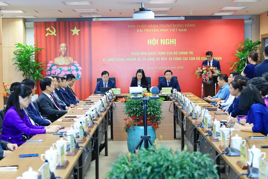 Đài THVN triển khai Quyết định của Bộ Chính trị về chức năng, nhiệm vụ, tổ chức bộ máy và công tác cán bộ Đài THVN triển khai Quyết định của Bộ Chính trị về chức năng, nhiệm vụ, tổ chức bộ máy và công tác cán bộ