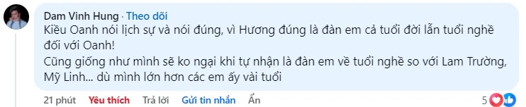Đàm Vĩnh Hưng nói thẳng về Mỹ Linh sau tuyên bố của một đồng nghiệp Đàm Vĩnh Hưng nói thẳng về Mỹ Linh sau tuyên bố của một đồng nghiệp