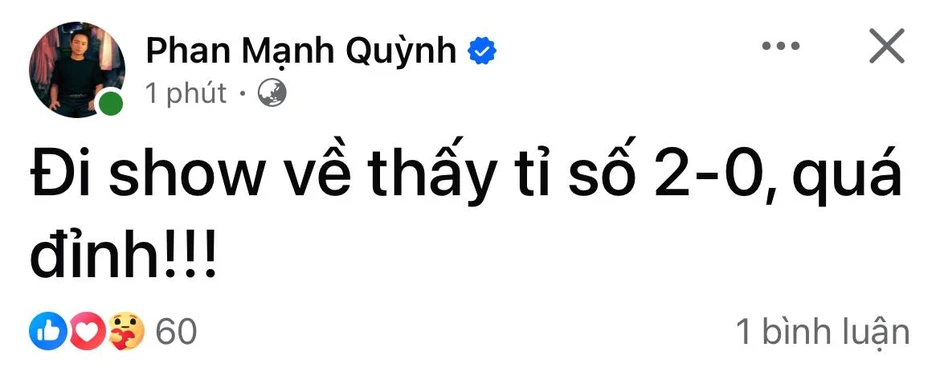 Dàn sao sau chiến thắng của đội tuyển Việt Nam: Tiểu Vy đính chính gấp, Mỹ Tâm vỡ oà, 1 nàng hậu xuống phố! Dàn sao sau chiến thắng của đội tuyển Việt Nam: Tiểu Vy đính chính gấp, Mỹ Tâm vỡ oà, 1 nàng hậu xuống phố!