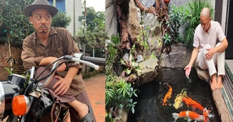 Đạo diễn là con trai NSND nổi tiếng, từng chỉ đạo cả bố đóng phim: U55 viên mãn bên vợ kém 9 tuổi, từng đi thi Hoa hậu