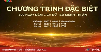 Đón xem “500 ngày đêm lịch sử: Sứ mệnh tri ân” trên VTV1, VTV4 (27/7)