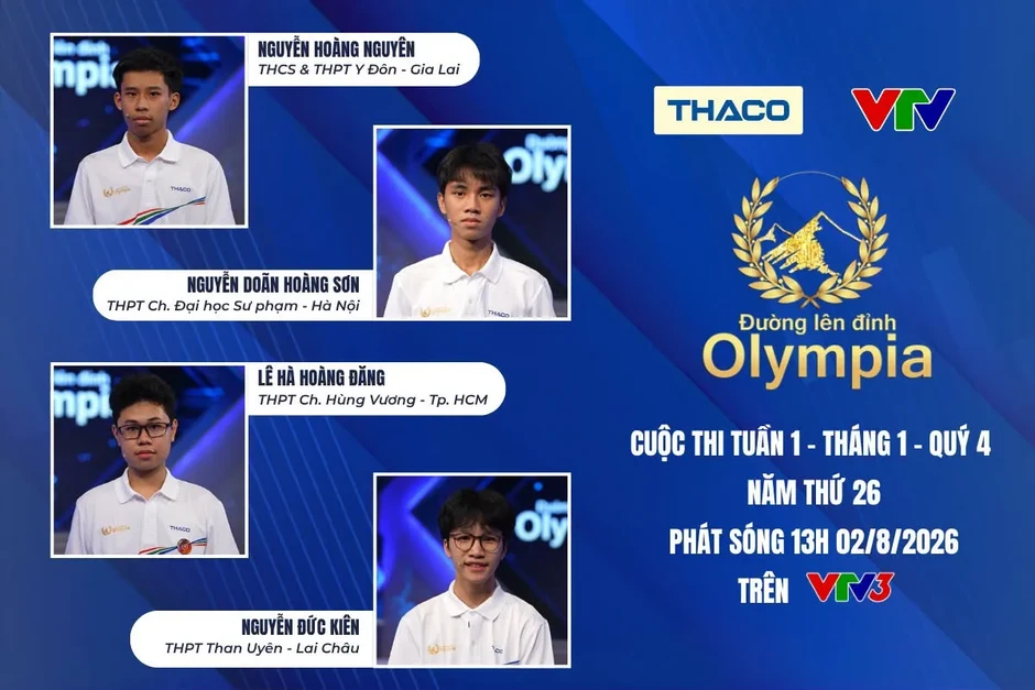 Đường lên đỉnh Olympia: Bản lĩnh ở chặng Về đích giúp nam sinh Hà Nội bứt tốc giành vòng nguyệt quế