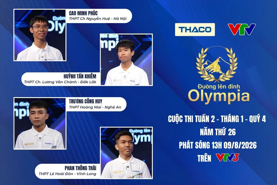 Đường lên đỉnh Olympia: Nam sinh Hà Nội bứt phá cán mốc 300 điểm