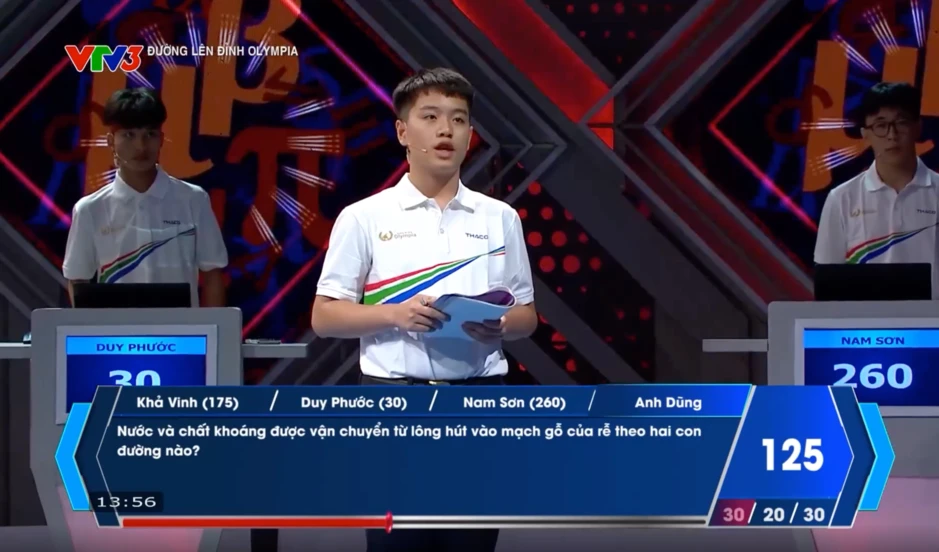 Đường lên đỉnh Olympia: Nam sinh Hà Nội xuất sắc giành vòng nguyệt quế Đường lên đỉnh Olympia: Nam sinh Hà Nội xuất sắc giành vòng nguyệt quế