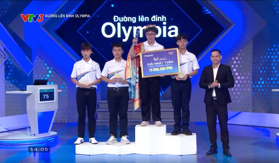Đường lên đỉnh Olympia: Nam sinh Hà Nội xuất sắc giành vòng nguyệt quế Đường lên đỉnh Olympia: Nam sinh Hà Nội xuất sắc giành vòng nguyệt quế