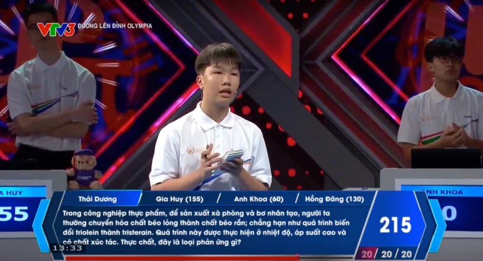 Đường lên đỉnh Olympia: Nam sinh Phú Thọ xuất sắc giành vòng nguyệt quế Đường lên đỉnh Olympia: Nam sinh Phú Thọ xuất sắc giành vòng nguyệt quế