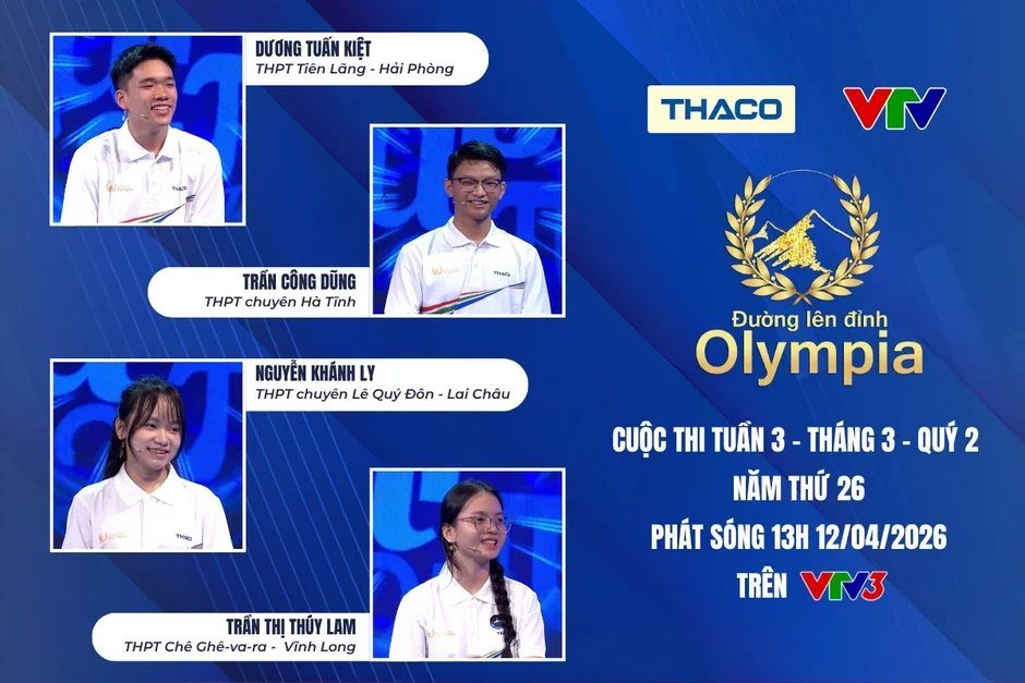 Đường lên đỉnh Olympia: Phong độ áp đảo, nam sinh Hà Tĩnh băng băng về đích Đường lên đỉnh Olympia: Phong độ áp đảo, nam sinh Hà Tĩnh băng băng về đích