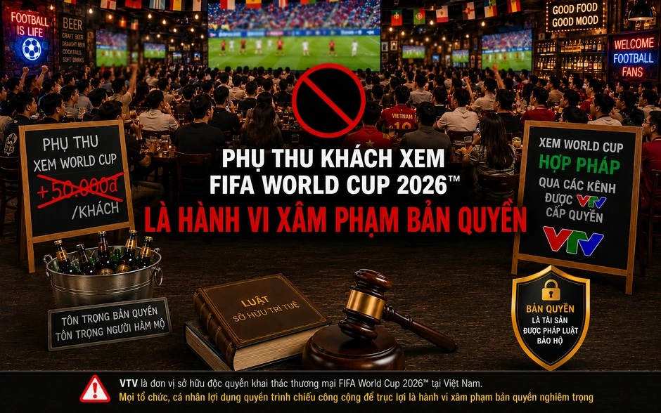 FIFA World Cup 2026™: Gian nan xử lý vấn nạn vi phạm bản quyền phát sóng trực tiếp FIFA World Cup 2026™: Gian nan xử lý vấn nạn vi phạm bản quyền phát sóng trực tiếp