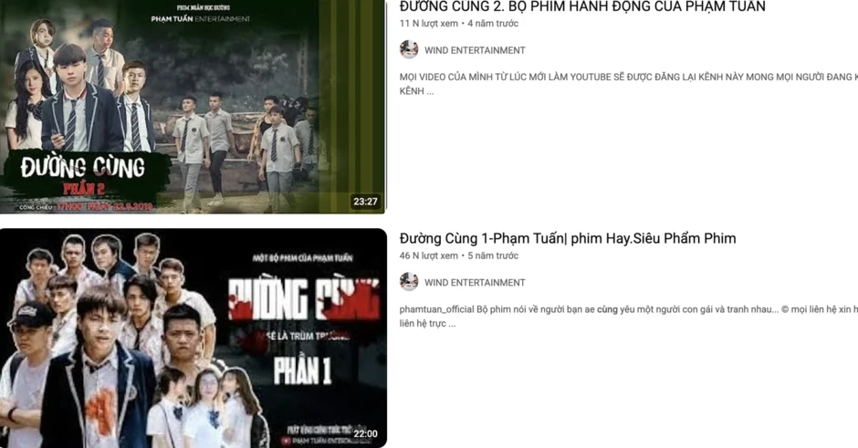 'Giang hồ mạng' Phạm Tuấn kiếm tiền từ phim bạo lực ra sao? 'Giang hồ mạng' Phạm Tuấn kiếm tiền từ phim bạo lực ra sao?