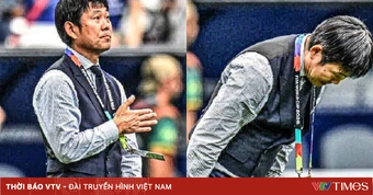 HLV Nhật Bản cúi đầu sau trận thua Brazil gây xúc động