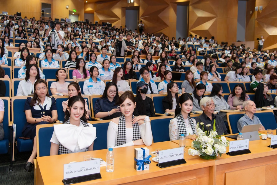 Hoa hậu Ngọc Hân, Kỳ Duyên truyền cảm hứng khởi nghiệp cho sinh viên