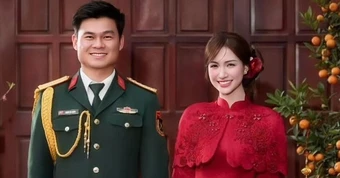 Hòa Minzy công khai chồng sắp cưới là 'anh bộ đội', bao người chúc mừng