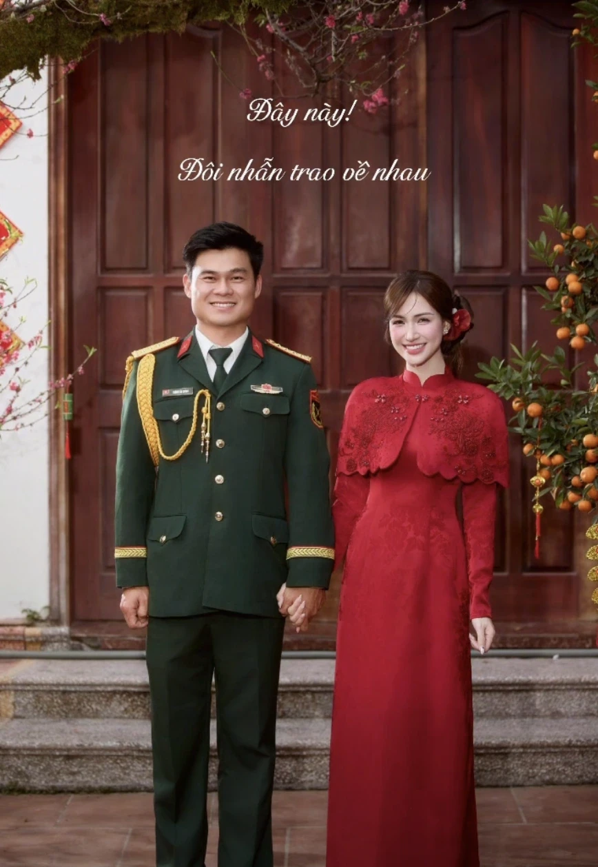 Hòa Minzy công khai chồng sắp cưới là quân nhân Hòa Minzy công khai chồng sắp cưới là quân nhân