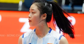Hot girl bóng chuyền Việt Nam cao 1,86 m gây sốt ở ASIAD