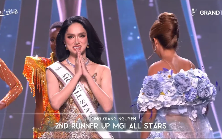 Hương Giang giành giải Á hậu 2 tại MGI All Stars Hương Giang giành giải Á hậu 2 tại MGI All Stars