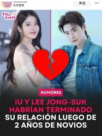 IU - Lee Jong Suk đã chia tay? IU - Lee Jong Suk đã chia tay?
