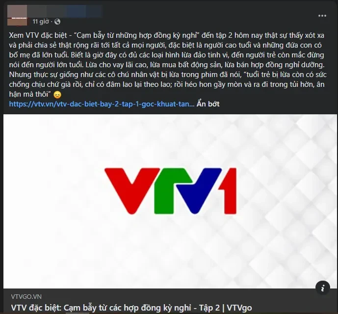 Khán giả bức xúc trước sự thật các hợp đồng kỳ nghỉ được phơi bày trong 'VTV Đặc biệt Bẫy 2' Khán giả bức xúc trước sự thật các hợp đồng kỳ nghỉ được phơi bày trong 'VTV Đặc biệt Bẫy 2'