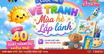 Khởi động cuộc thi vẽ tranh "Mùa hè lấp lánh": Cơ hội nhận vé tham dự đại nhạc hội thiếu nhi trên VTV3