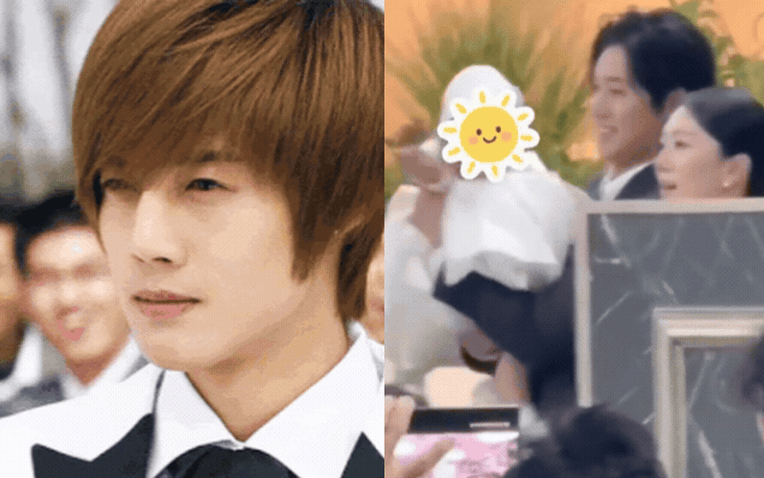 Kim Hyun Joong (Vườn Sao Băng) lần đầu tiên xuất hiện cùng vợ và con gái út, nhan sắc nửa kia bí ẩn gây chú ý Kim Hyun Joong (Vườn Sao Băng) lần đầu tiên xuất hiện cùng vợ và con gái út, nhan sắc nửa kia bí ẩn gây chú ý
